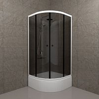 Душевое ограждение Triton Грей В 90*90 средний поддон