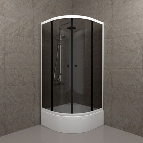 Душевое ограждение Triton Грей В 90*90 средний поддон