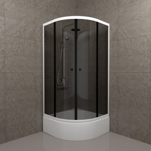 Душевое ограждение Triton Грей В 90*90 средний поддон