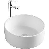 Раковина накладная Aquatek AQ5118-MW 40*40*16,5, белый матовый