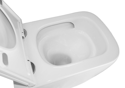 Унитаз подвесной безободковый Azario Legenda AZ-2305AS, смыв Торнадо фото 4