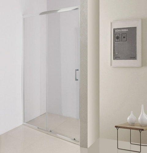 Душевая дверь Bel Bagno Uno-BF-1 100, 105, 110, 115, 120, 125, 130, 135, 140, 145, 150, 155, 160 стекло прозрачное, Punto