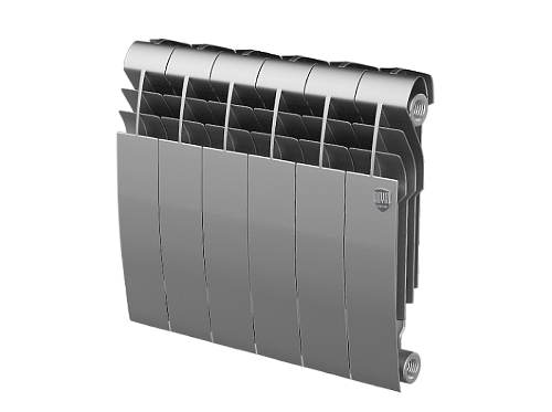 Радиатор Royal Thermo BiLiner 350 Silver Satin 4, 6, 8, 10, 12 секц биметаллический
