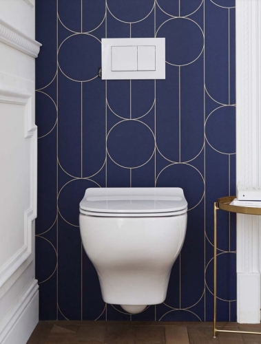 Унитаз подвесной безободковый Jacob Delafon Struktura Compact EDF102-00, сидение микролифт E70025-00