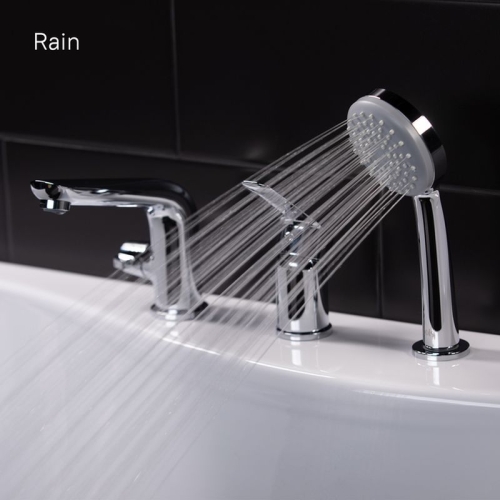 Смеситель на борт ванны 3 отв Iddis Torr хром фото 4