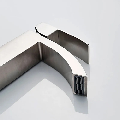 Смеситель на умывальник Ledeme L71017 нержавеющая сталь фото 4