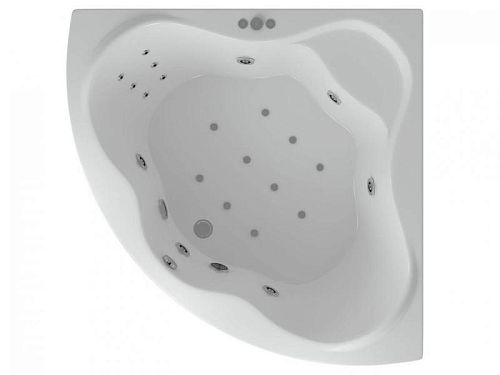Ванна Aquatek Галатея пневматическое управление 135*135 гидромассажная