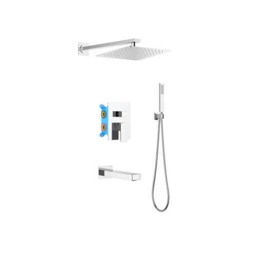 Душевая система скрытого монтажа Aquatek Либра AQ1673CR хром