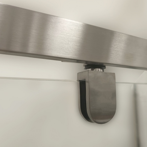 Душевое ограждение Triton Терра-Графит 90*90 стекло прозрачное фото 6