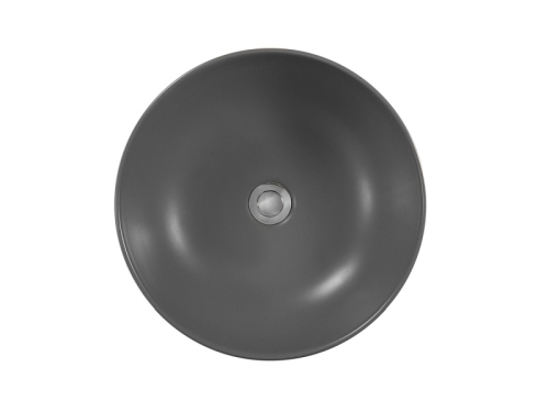 Раковина накладная Aquatek Европа AQ5558-MG 41,5*41,5*13,5, серый матовый фото 5