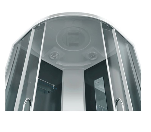 Душевая кабина ERLIT 100*100 ER3510P-C4-RUS тонированная, низкий поддон фото 3