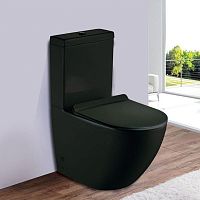 Унитаз напольный ESBANO RIPOLL-С черный матовый