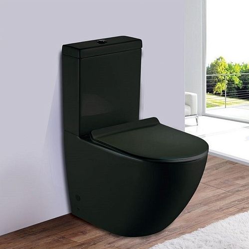 Унитаз напольный ESBANO RIPOLL-С черный матовый