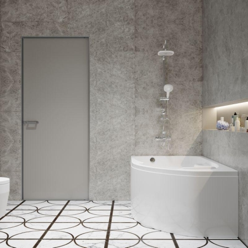 Ванна акриловая Triton София 150, 170*95 L/R + каркас фото 3