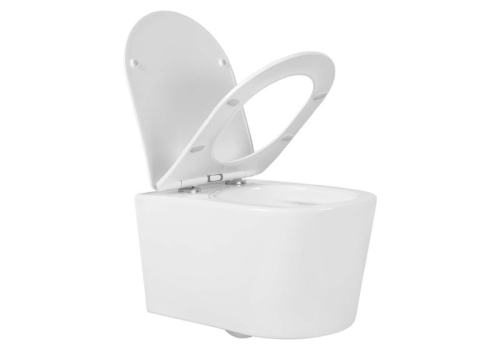 Унитаз подвесной безободковый Aquatek ОБЕРОН AQ1365T-00, смыв Торнадо фото 3