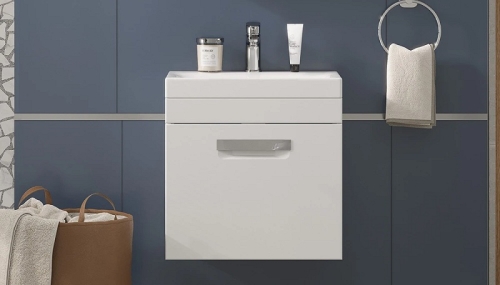 Тумба с раковиной Velvex Estea 50, 60, 80 подвесная фото 2