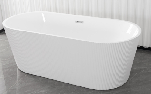 Ванна отдельностоящая Loranto CS-03W 170*75, опора, сифон