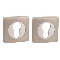 Накладка Ajax (Аякс) под цилиндр ET JK SN/CP-3 матовый никель/хром