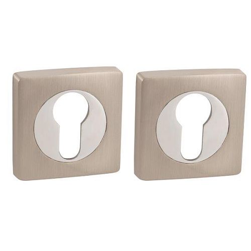 Накладка Ajax (Аякс) под цилиндр ET JK SN/CP-3 матовый никель/хром