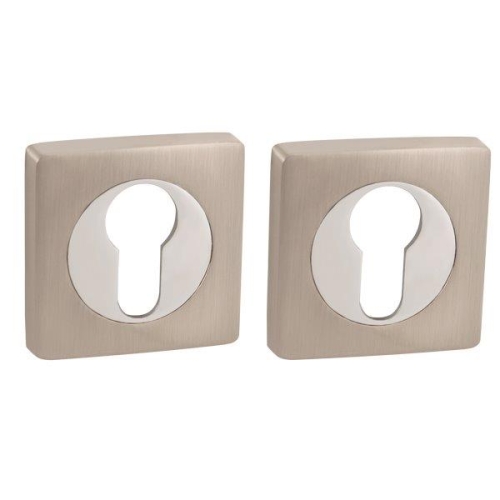 Накладка Ajax (Аякс) под цилиндр ET JK SN/CP-3 матовый никель/хром