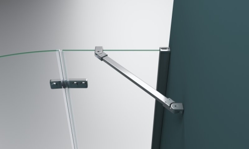 Душевой уголок Bel Bagno Kraft-R-2 90*90, 100*100 стекло прозрачное фото 3