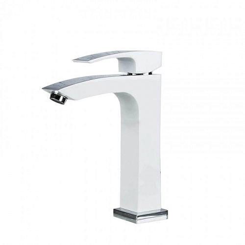 Смеситель средний для раковины Gappo Jacob G1007-78 белый/хром