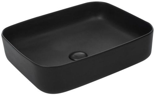 Раковина накладная Azario AZ2195MB 500x420x160 мм черная