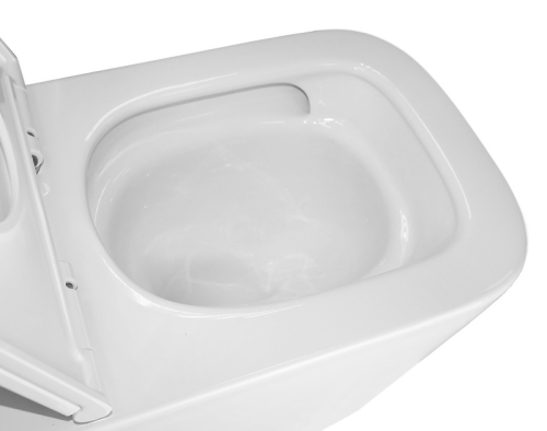 Унитаз подвесной безободковый Azario Cascad AZ-2303A, смыв Торнадо фото 4