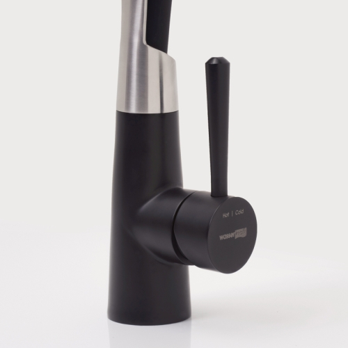 Смеситель с гибким изливом для кухни Wasserkraft A8417 нержавеющая сталь, MagicBlack фото 7