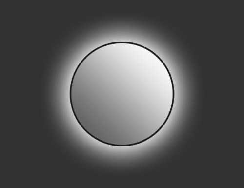 Зеркало с датчиком движения Cersanit Eclipse Smart 60*60, 80*80, 90*90, 100*100 в черной раме фото 2
