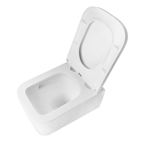 Унитаз подвесной безободковый Azario Бацио AZ-5103T-WHT, смыв Торнадо фото 6