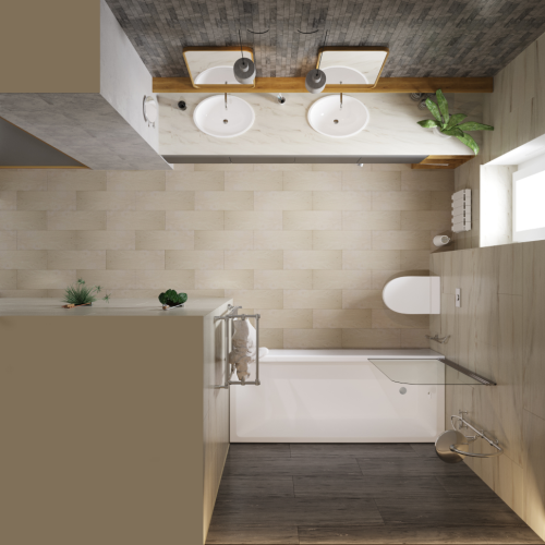 Штора на ванну Triton Соло 75 стекло прозрачное фото 5