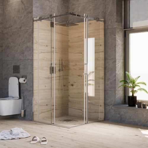 Душевое ограждение Mirsant Vector без поддона 90*90, 100*100 фото 3