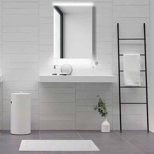 Зеркало-шкаф Azario AZ-ZC-046CS 50*70 в алюминиевом корпусе фото 7