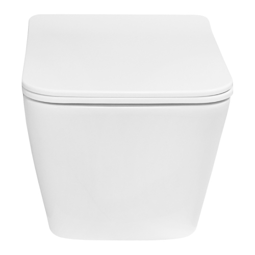 Унитаз подвесной безободковый Azario Indor AZ-9004WT, смыв Торнадо фото 2