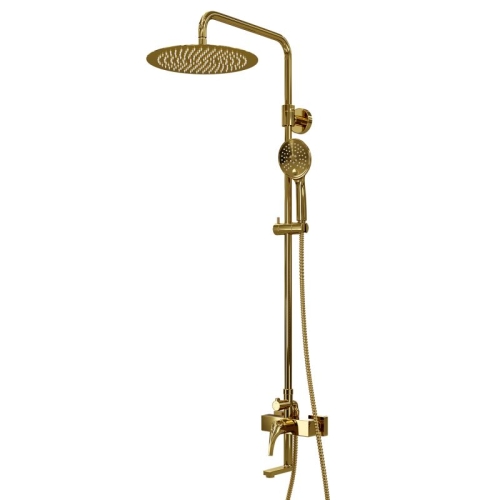 Душевая система Wasserkraft Sauer A17101 глянцевое золото