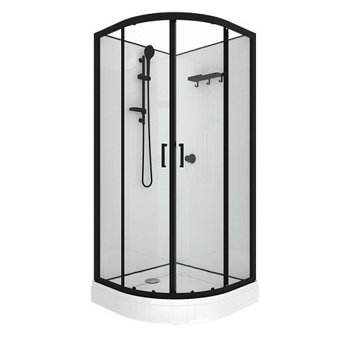 Душевая кабина Triton Прайм-Блэк А 90*90 без крыши, низкий поддон