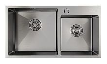 Мойка кухонная MIXLINE PRO 72*40 нерж сталь 3 мм сатин