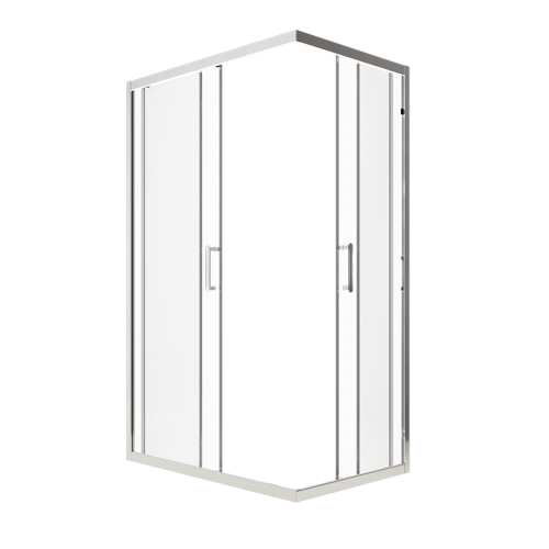 Душевое ограждение Triton Фикс-Хром 120*80, 120*90 прозрачное стекло фото 3