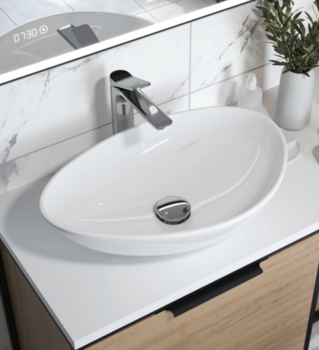 Раковина на столешницу Cersanit Moduo 55 Leaf