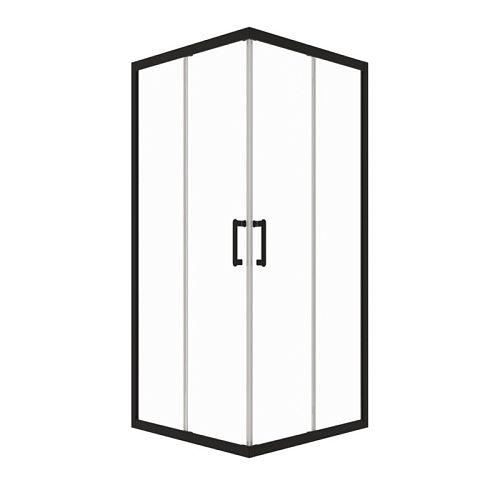 Душевое ограждение Triton Фикс-Блэк 80*80, 90*90, 100*100 стекло прозрачное 6мм