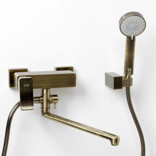 Смеситель для ванны Wasserkraft Exter 1602L бронза фото 2