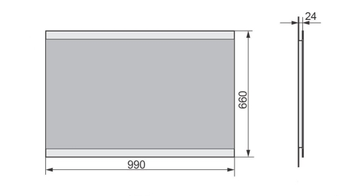 Зеркало с подсветкой Velvex Otto 100 фото 3