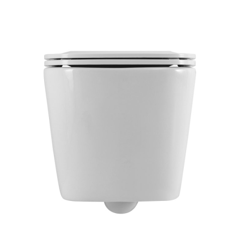 Унитаз подвесной Belbagno Albano безободковый, сиденье микролифт BB903SC фото 4