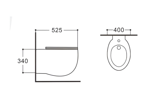 Биде подвесное Aquatek Альтаир AQ1089-00 фото 2