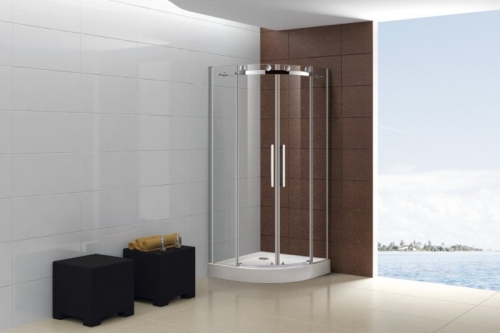 Душевое ограждение Cezares Stylus-O-M-R-2 90*90, 100*100 стекло прозрачное