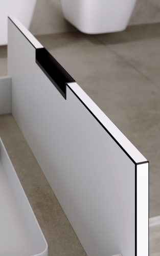 Тумба с двумя раковинами Aqwella Accent 120 подвесная белый фото 3