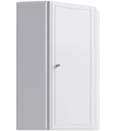 Шкаф навесной угловой Aqwella Барселона 38 белый