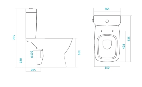 Компакт Santek Нео с сидением микролифт фото 2