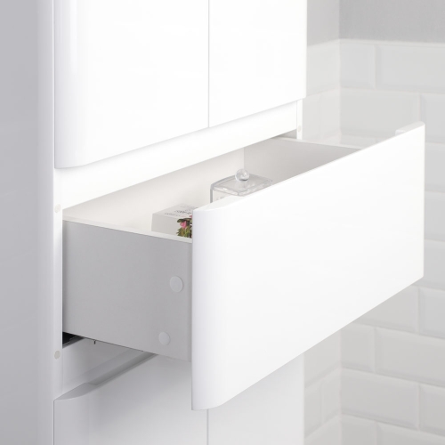 Пенал напольный Итана Roberto 60, белый фото 7